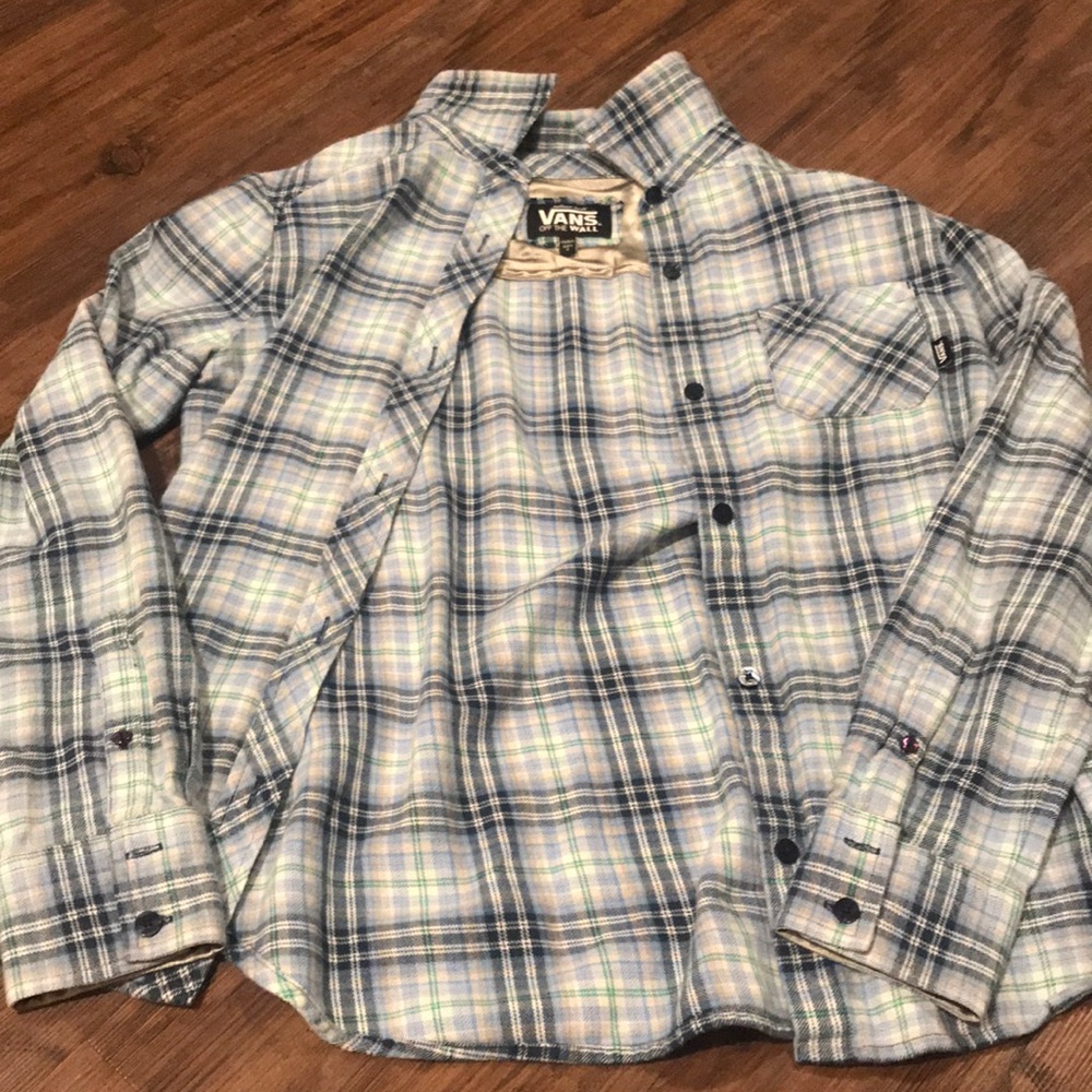 Vans blue flannel